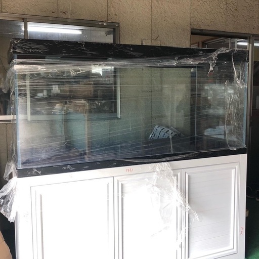 1800mmオーバーフロー用水槽　高透過ガラス　新品未使用