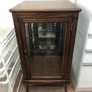 ガラスキャビネット コレクションケース アンティーク調デザイン ?自社 