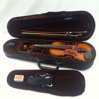 メンテ済み 鈴木バイオリン 1/10 No300 1992年製 SUZUKI 毛替え済み弓 アルファーユ ナイロン弦搭載 アジャスター内臓テールピース ケース 松脂 全国発送対応 中古バイオリン 名古屋近郊 手渡し可能 愛知県清須市より 管理（カ）8642 メンテ済み 鈴木バイオリン 1/10 No300 1992年製 SUZUKI 毛替え済み弓