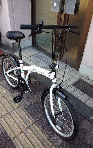 [TRADEA] ITALIAN GUARDIAN 20吋折り畳み自転車 シングル/ホワイトｘブラック