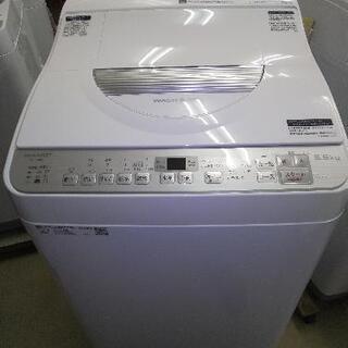 シャープ完全乾燥付全自動洗濯機