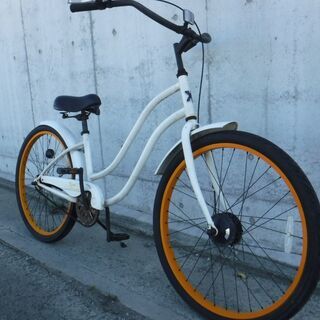 中古自転車】レインボー ビーチクルーザー