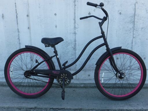 レインボーのビーチクルーザー　中古自転車 358