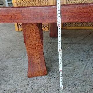 一枚板の和風テーブル中古