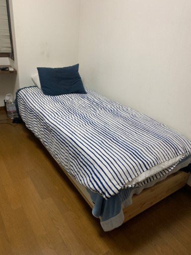 IKEA シングルベッド　マットレスセット【中古品】