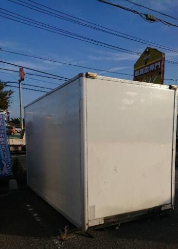【香取市山之辺】No.AM-47 鍵付きコンテナ 長さ約350cm×幅187cm×高さ225cmくらい 配送可 香取市山之辺】No.AM-47 鍵付きコンテナ 長さ約350cm×幅187cm×高さ