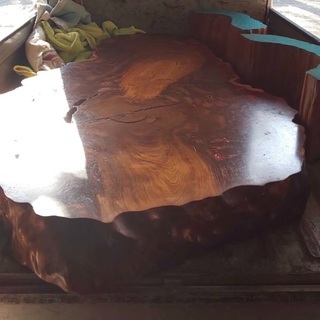 屋久杉 1枚板 テーブル 脚付き