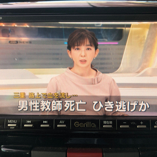 SANYO Gorilla NVA-GS1610FT メモリーナビ フルセグ DVD再生