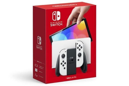 柔らかな質感の 新型 Nintendo Switch 有機ELモデル ホワイト