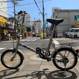【ネット決済】❗️折りたたみ自転車　シルバー　安い　5000円❗️