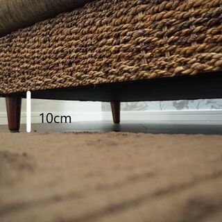 【アジアン家具】３人掛けソファ【バリ風】