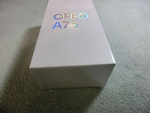 【1.1万円】　OPPO A73 　新品同様(動作試験の為開封) 端末購入証明書付5/2