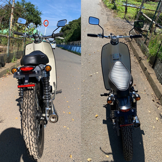 スーパーカブ　フルカスタム　モンキーエンジン88ボアアップ　クラッチ付き