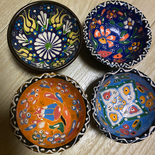 【ネット決済】トルコの小皿4枚セット