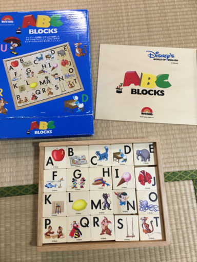 ディズニー英語 Abcブロック おまけ Abcカード Dwe紹介cd Dvd Penchan 草津のおもちゃの中古あげます 譲ります ジモティーで不用品の処分