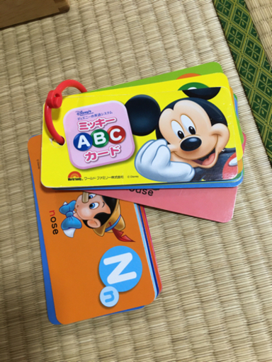 ディズニー英語 Abcブロック おまけ Abcカード Dwe紹介cd Dvd Penchan 草津のおもちゃの中古あげます 譲ります ジモティーで不用品の処分