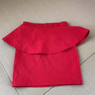 【ネット決済】ZARA タイトスカート　ミニスカート　赤　レッド
