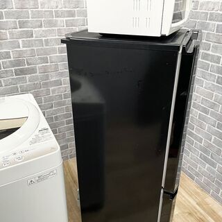 【ハッピー西葛西店】お買い得!　国内メーカー家電3点セット　【冷蔵庫・洗濯機・電子レンジ(東日本専用)】ID:61044