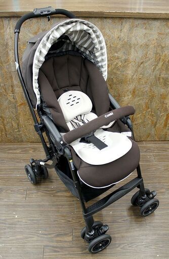 札幌 引き取り ☆ 札幌市内近郊限定 Combi/コンビ メチャカル ハンディ オート4キャス simplight/シンプライト A型ベビーカー No.16701 シェリーブラウン
