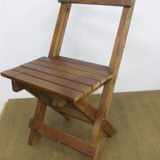 木製 折り畳み 椅子 ウッド ミニ チェア 踏み台 ガーデニング...