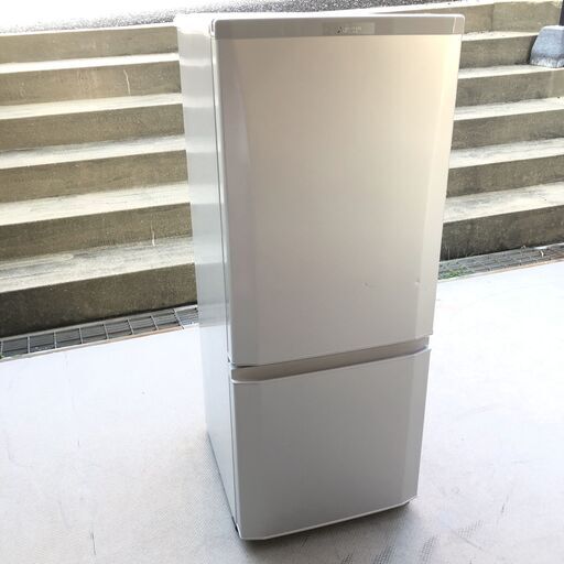 MITSUBISHI 三菱 2019年製 冷凍冷蔵庫 MR-P15E-S 146L 2ドア シルバー