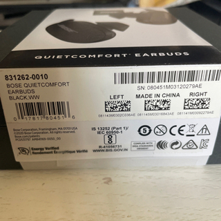 Bose quiet comfort earbuds 中古