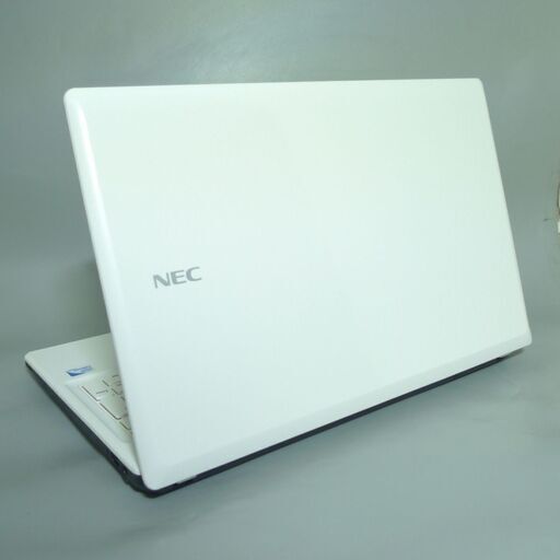 即使用可 ホワイト 中古美品 ノートパソコン 15型ワイド NEC PC