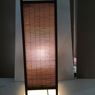 【ネット決済】ニトリ　竹製和風テーブルランプ　ユーズド