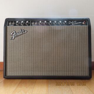 極上美品！動作完動品！FENDER USA DELUX REVERB　オールチューブアンプ　F/SWと未使用の専用純正カバー付き