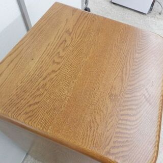 木製 電話台 光製作所 39×37×80 HIKARI ブラウン 天然木 サイド 