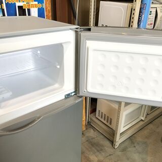 動作保証あり】SHARP 2017年 SJ-H12B 118L 直冷式 2ドア冷凍冷蔵庫【