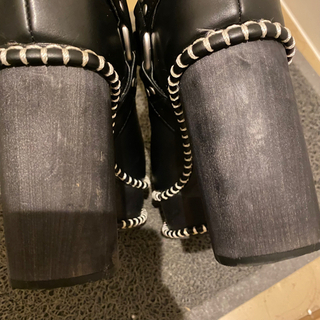 マウジー ハーネスウッドソールブーツ