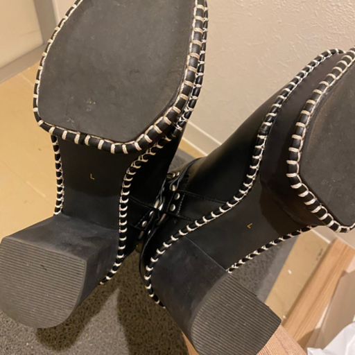 マウジー ハーネスウッドソールブーツ