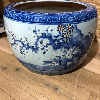 オススメ‼︎   陶器　火鉢　風情　灰　人気商品　現品限りの画像