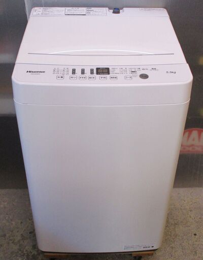 2020年製　１００００円　ハイセンス洗濯機　5.5ｋｇ洗　ＨＷ－Ｅ５５０３