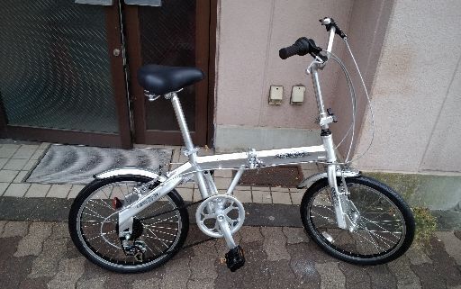 SAKAMOTO]CARIBOU(カリブ)20吋 折り畳み自転車 アルミ/外装6段