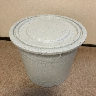 【ネット決済】漬物用樽（ポリプロピレン製）& 約2キロ重し