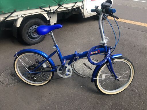 ★中古美品！★ミムゴ(MIMUGO) ZERO-ONE 折りたたみ自転車 20インチ ブルー