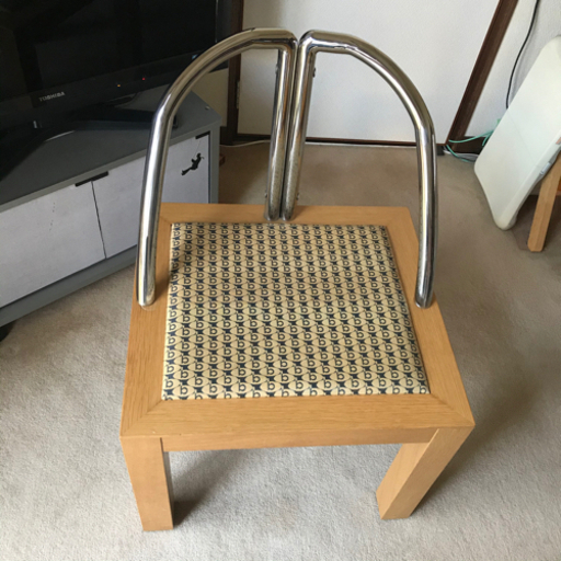 高級椅子　チェアー　木織りを利用した限定品