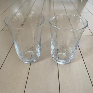 グラス（透明）2個セット