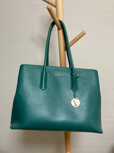 FURLA トートバッグ 海外購入品／グリーン 緑 カバン フルラ