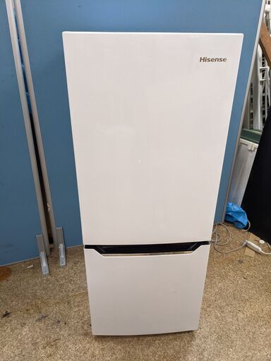 (売約済み)Hisence ノンフロン冷凍冷蔵庫 HR-D15CB 150L 2019年製 2ドア 強化ガラス棚 ハイセンス