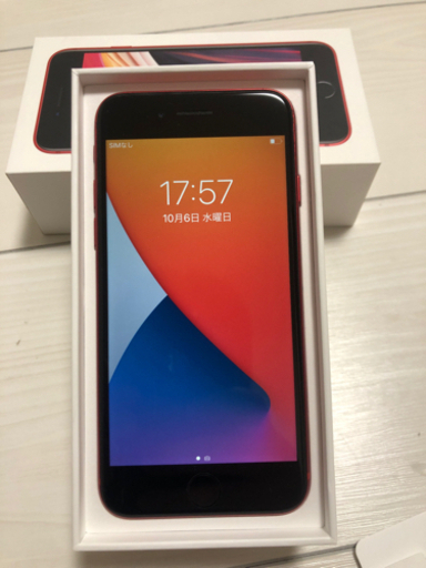 iPhone SE2 レッド 64 GB SIMフリー #420