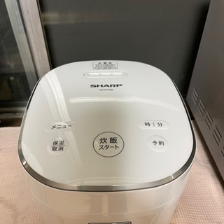 SHARP炊飯器　KS-CF05B-W  使用回数少ないです✨