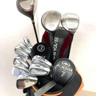 SOLD OUT！◆Maruman V-SONIC ＋ S-YARD TX-2 等◆ゴルフクラブ  12本セット＋VDAYSPORTS キャディバッグ＋付属品多数