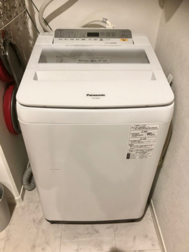 期間限定値下げ　お買い得！　パナソニック　洗濯機　8 kg 2019年　NA-FA80H6