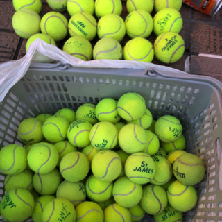 中古硬式テニスボール70球以上　リサイクル必要