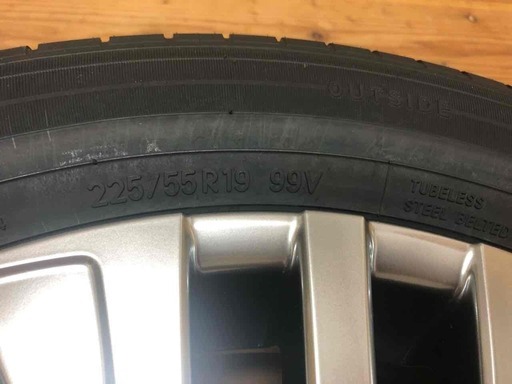 ✨新品同様✨ ハリアー80 タイヤ、ホイールセット 新車外し 225/55/R19