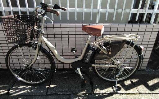 ヤマハ 電動自転車 PAS NATURA PM24NMDX クリーム 24インチ 配送無料