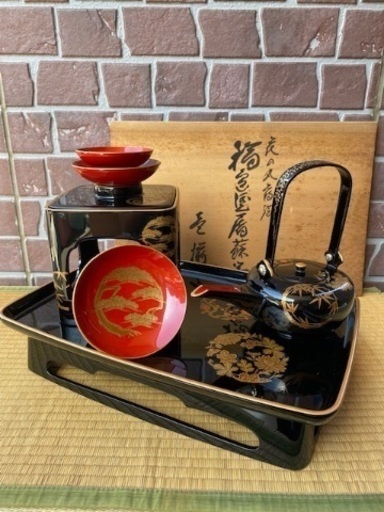 ◎大幅お値下げしました‼️ 逸品 貴重 伝統工芸 能登輪島塗 黒漆蒔絵 ◎大幅お値下げしました‼️ 逸品 貴重 伝統工芸 能登輪島塗 黒漆蒔絵